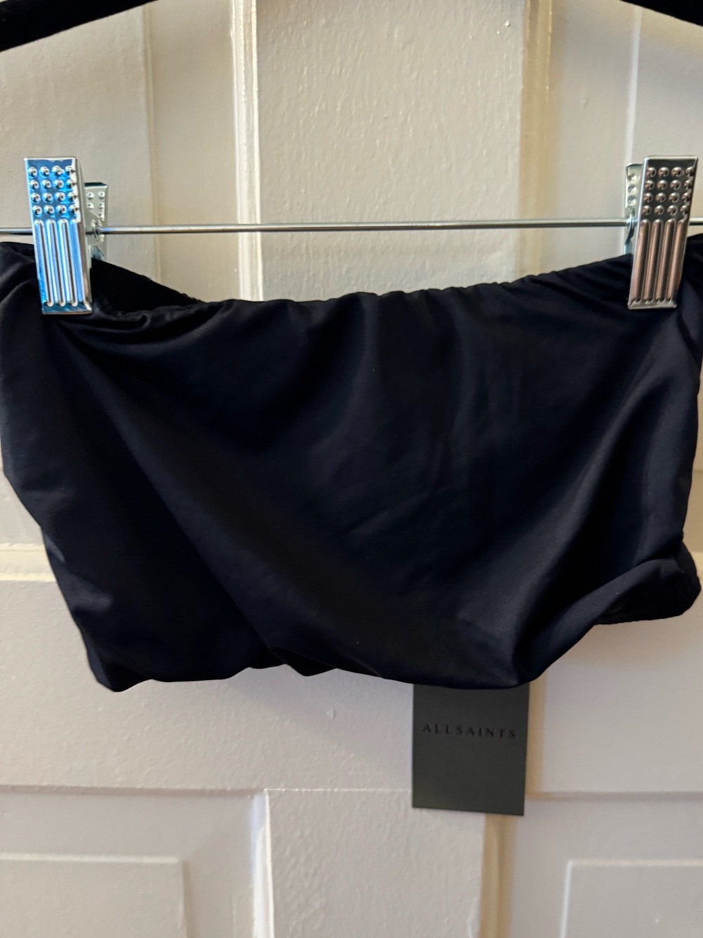 AllSaints Black Bandeau Top NWT, Small